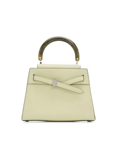 Veronica Beard Women's Dash Resin Top Handle Bag In Green