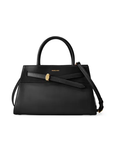 Veronica Beard Women's Dash Small Leather Top Handle Bag In Black