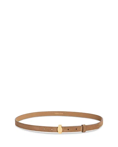 Veronica Beard Women's Dash Suede Belt In Brown