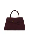 Veronica Beard Suede Dash Bag In Brown