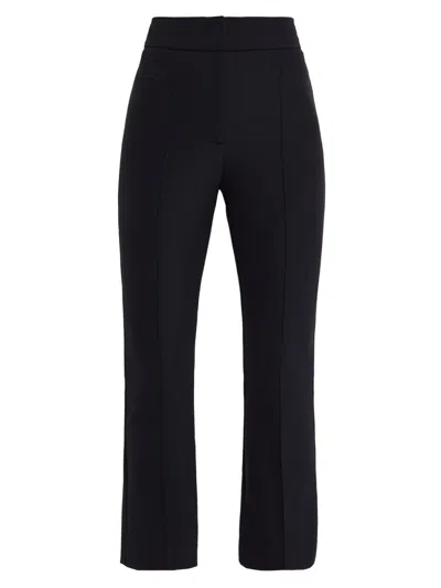 Veronica Beard Women's Dell Flared Crop Pants In Blue