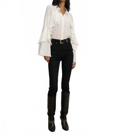 Veronica Beard Women's Demaris Blouse In Dove In White