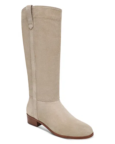 Veronica Beard Women's Dwyer Wide Calf Pull On Tall Boots In Sand