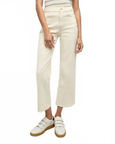Veronica Beard Women's Dylan Straight Jeans In Ecru In Neutral