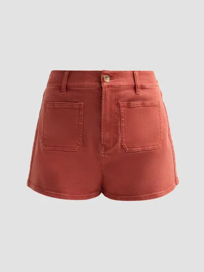 Veronica Beard Women's Elijah High-rise Denim Shorts In Brown