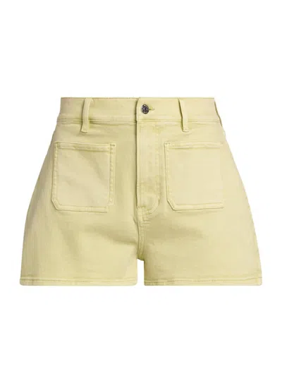 Veronica Beard Women's Elijah Patch Pocket Shorts In Green
