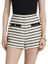 Veronica Beard Gershwin Shorts Aus Einer Baumwollmischung Mit Streifen In Multi