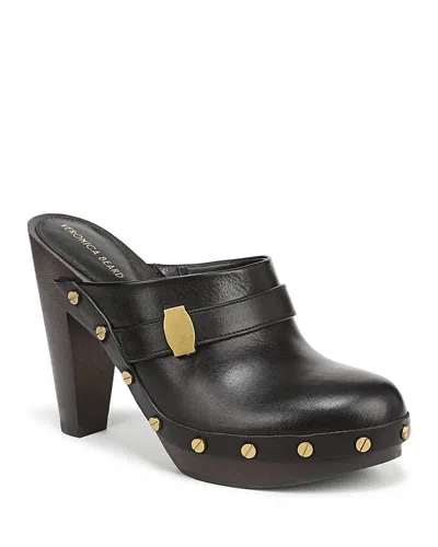 Veronica Beard Women's Giana High Heel Mule Clogs In Black