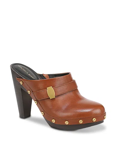Veronica Beard Women's Giana High Heel Mule Clogs In Brown