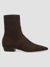 Veronica Beard Glinda Leather Bootie In Blue