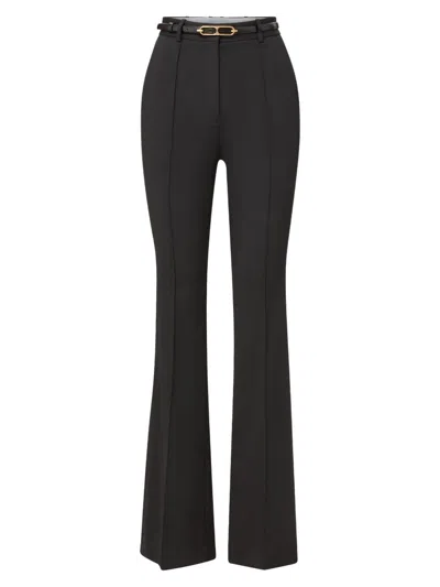 Veronica Beard Women's Gracie Wool Belted Pants In Black