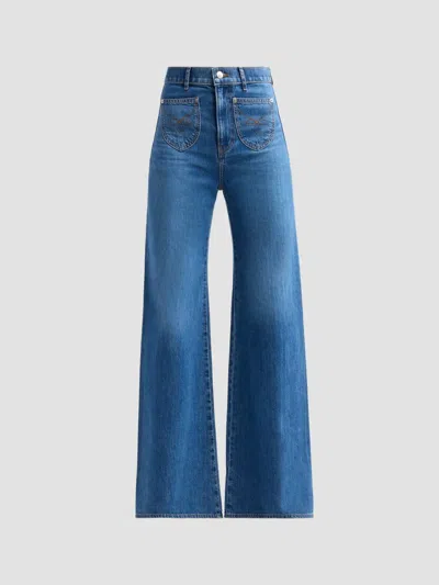 Veronica Beard Women's Grant High-rise Wide-leg Jeans In Wanderer
