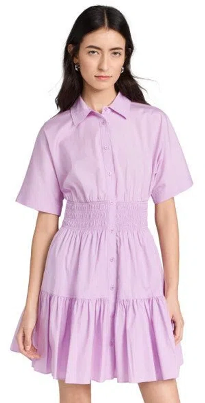 Veronica Beard Greta Dress Barely Orchid In Purple