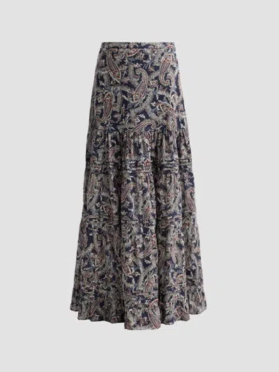 Veronica Beard Women's Heatheralyn Paisley Maxi Skirt In Multi