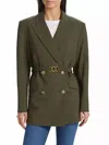 Veronica Beard Women's Hutchinson Wool-blend Dickey Jacket In Loden In Multi