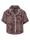 Veronica Beard Ilene Top In Brown