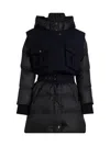 Veronica Beard Jarvis Layered Puffer Jacket In Black