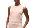 Veronica Beard Jerrel Knit Top In Pink