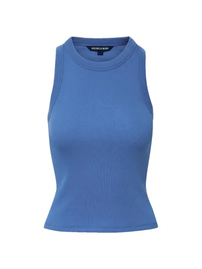 Veronica Beard Women's Jordyn Crop Tank In Blue