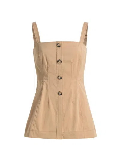 Veronica Beard Women's Kariselle A-line Top In Brown
