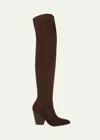 VERONICA BEARD WOMEN'S LALITA OVER THE KNEE BOOT IN CACAO SUEDE