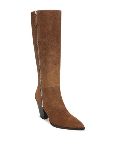 Veronica Beard Levanne Leather Knee High Boot In Multi