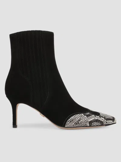 Veronica Beard Women's Lisa 70mm Suede Boots In Black