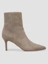 Veronica Beard Lisa Whipstitch Bootie In Brown
