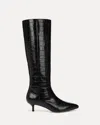 Veronica Beard Lisa 45 Knee High Boot In Black