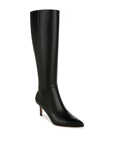 Veronica Beard Women's Lisa Leather Tall Boots In Black