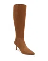 Veronica Beard Lisa Suede Kitten-heel Knee Boots In Multi