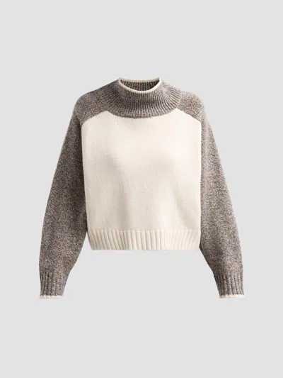 Veronica Beard Women's Malachi Colorblocked Wool-blend Sweater In Multi