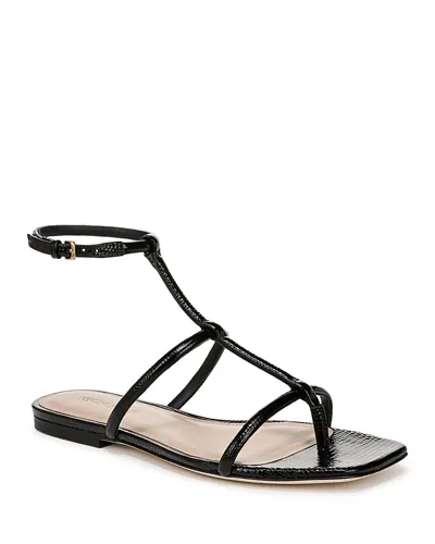 Veronica Beard Women's Marabella Thong Flat Sandals In Black