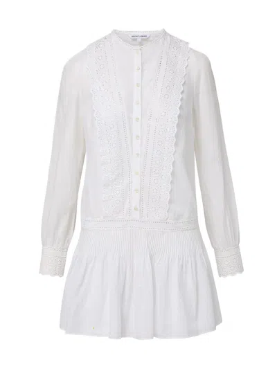Veronica Beard Women's Marguerite Cotton-blend Minidress In White