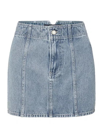Veronica Beard Women's Marquita Denim Miniskirt
