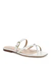Veronica Beard Women's Marthe Slide Flat Sandals In Parchment
