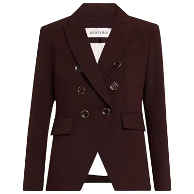 Veronica Beard Women's Miller Dickey Jacket, Dark Currant In Multi
