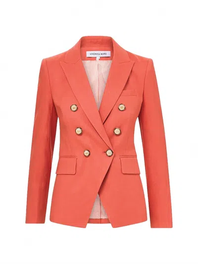 Veronica Beard Women's Miller Dickey Jacket In Persimmon In Orange