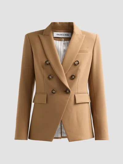 Veronica Beard Women's Miller Double-breasted Dickey Jacket In Heritage Khaki