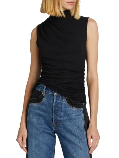 Veronica Beard Women's Mylie Knit Sleeveless Top In Black