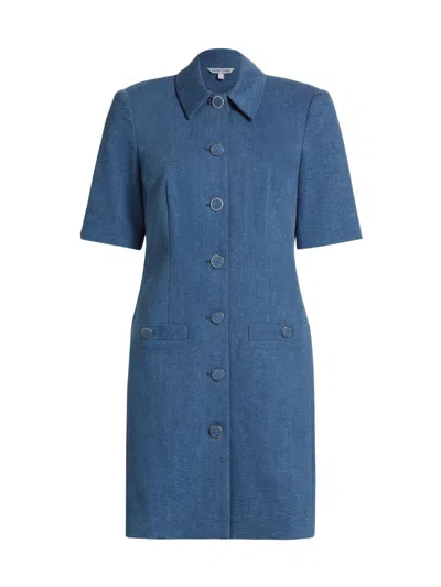 Veronica Beard Women's Paige Mini Shirtdress In Blue