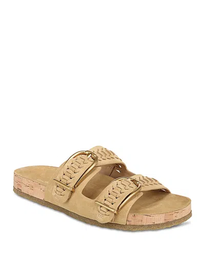 Veronica Beard Paige Buckle Sandal In Desert