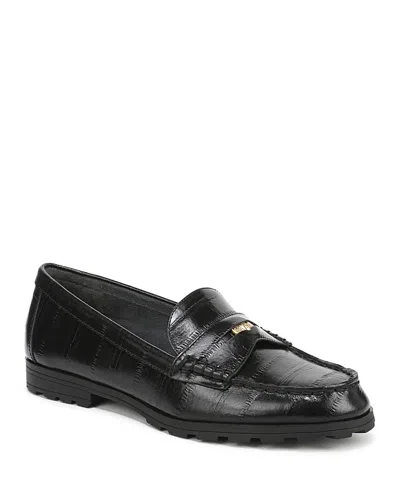 Veronica Beard Women's Penny Lug Loafer Flats In Black