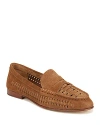 Veronica Beard Woven Penny Loafer In Hazelwood