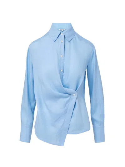 Veronica Beard Women's Perezzi Linen Shirt In Blue