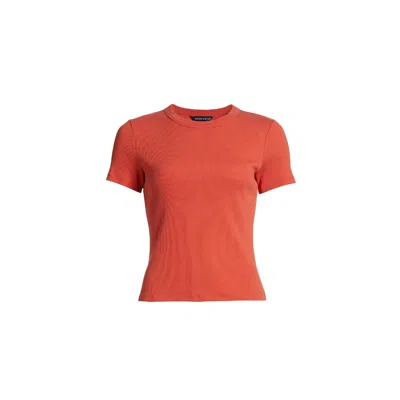 Veronica Beard Women's Pruitt Tee In Persimmon In Red