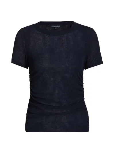 Veronica Beard Women's Remus Slub T-shirt In Blue