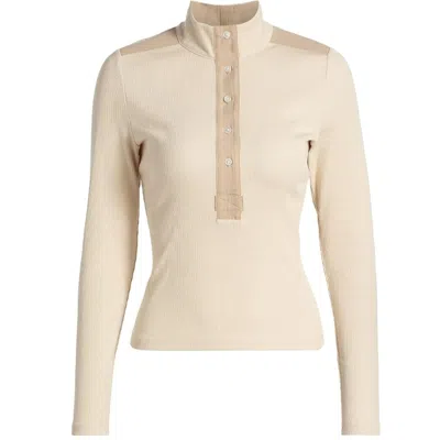 Veronica Beard Reynart Button-detail Sweater In Neutral