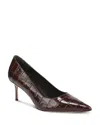 Veronica Beard Rita Pointed Toe Pump In Burgundy