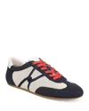 Veronica Beard Riviera Panelled Sneakers In Animal Print